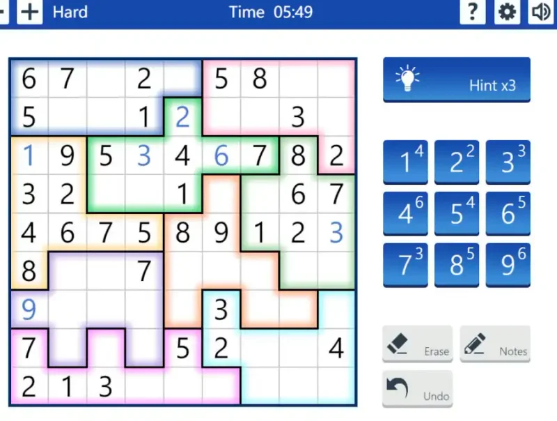 Microsoft Sudoku (HTML5 edition)